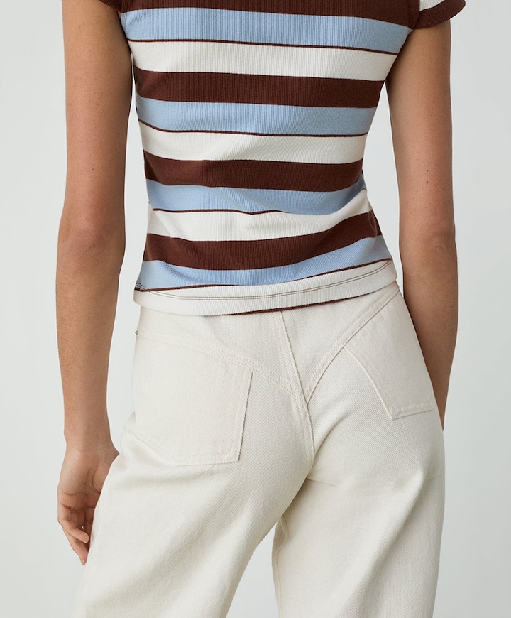 Dallas dames jeans ecru