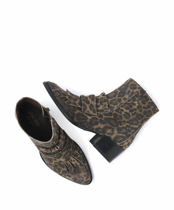 Rose Hannah dames enkellaarzen bruin