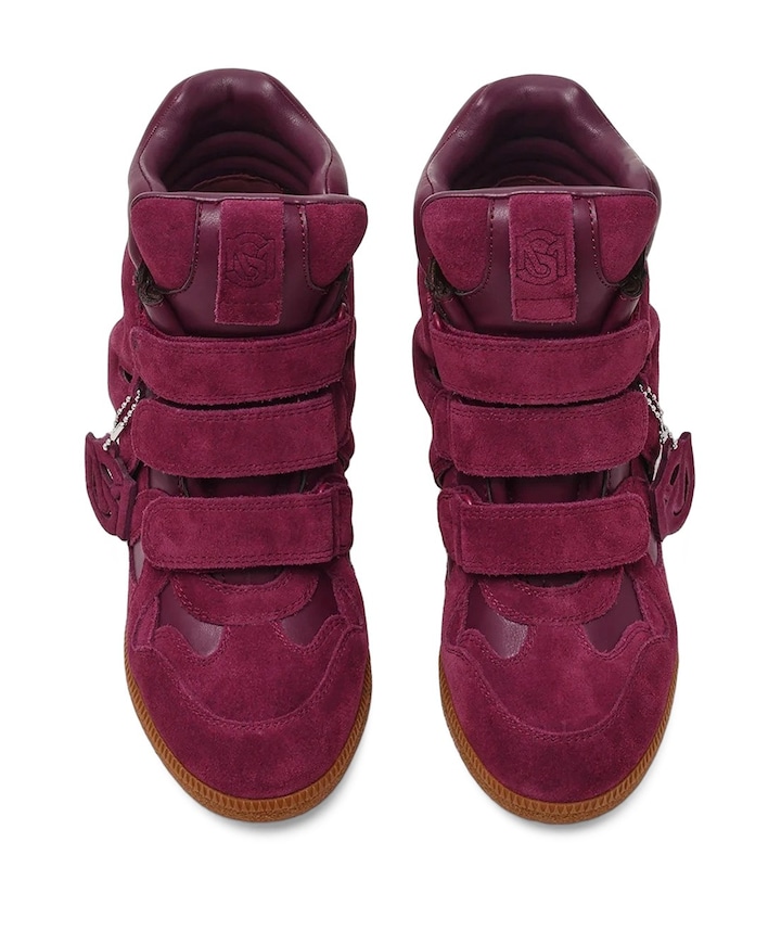 Mavis dames enkellaarzen bordeaux