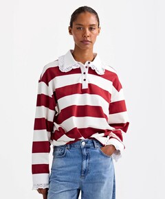 Dames polo rood