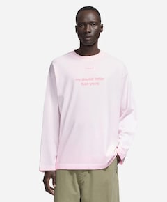 Heren longsleeve roze