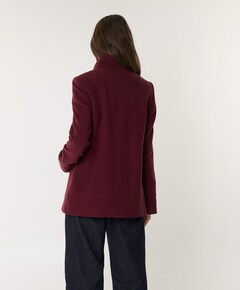 Dames jas bordeaux