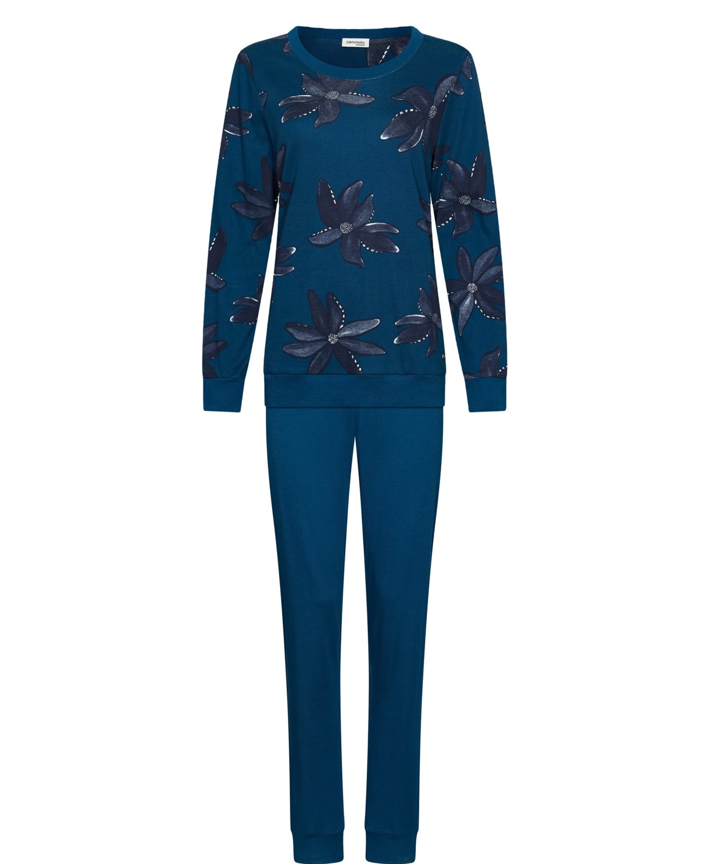 Dames pyjamaset blauw
