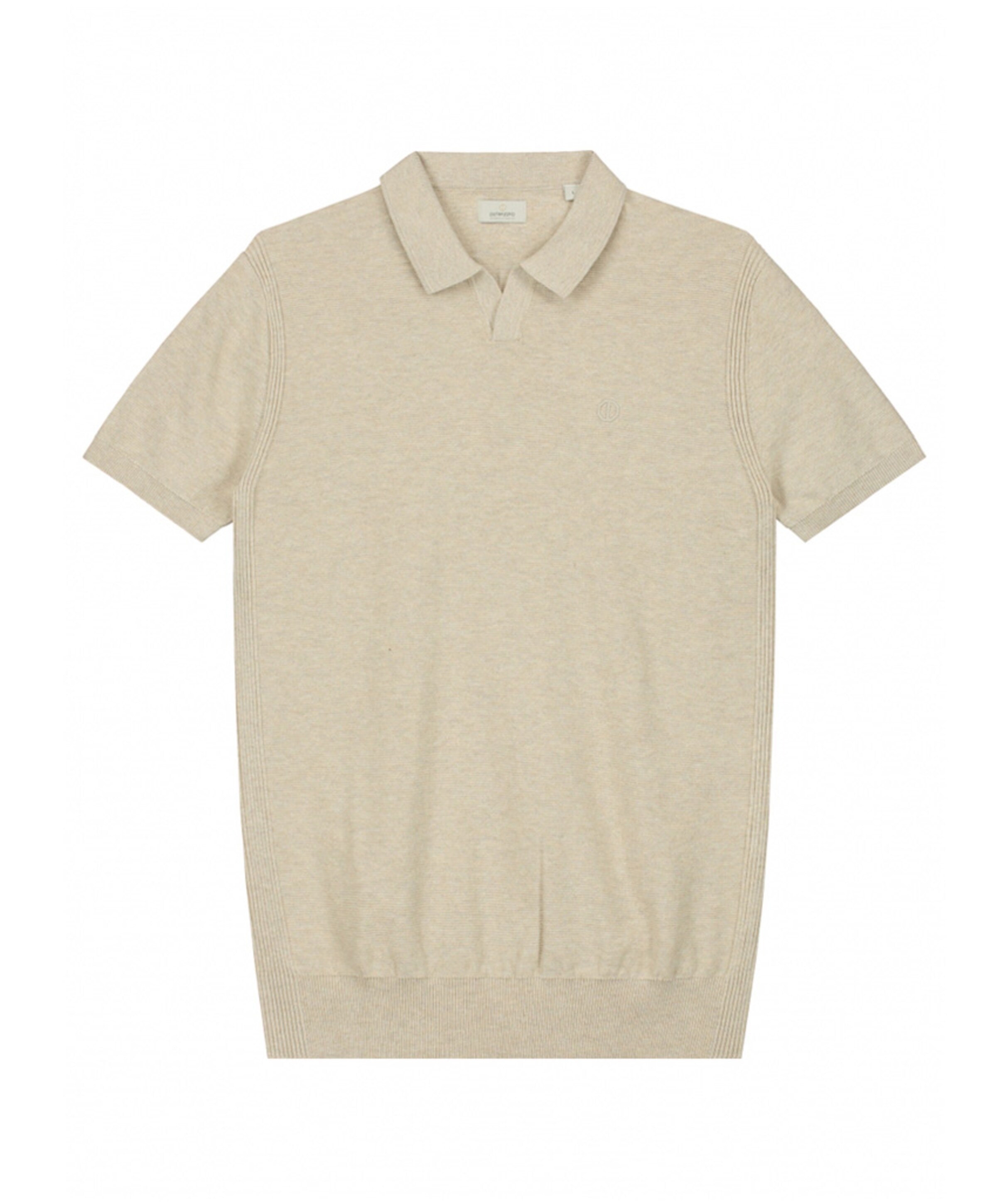 Heren polo beige