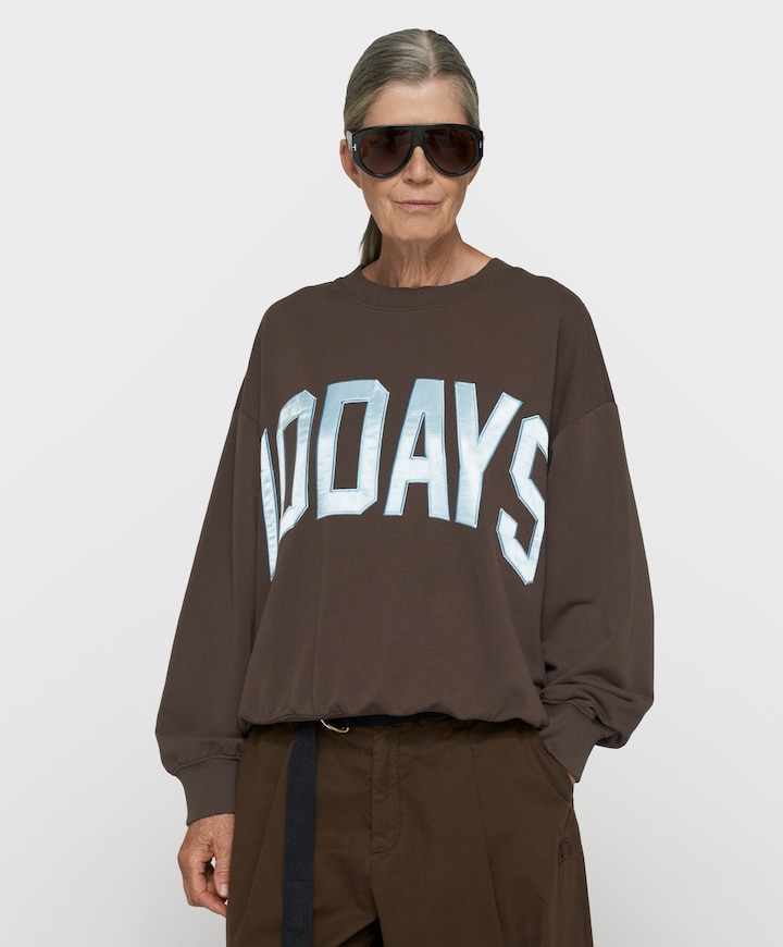 Dames sweater bruin