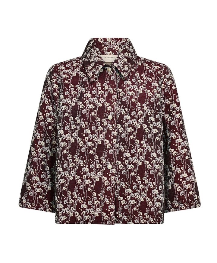 Dames jas bordeaux