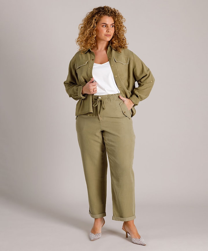 Jovana dames broek groen