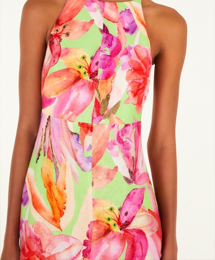 Dames jurk roze