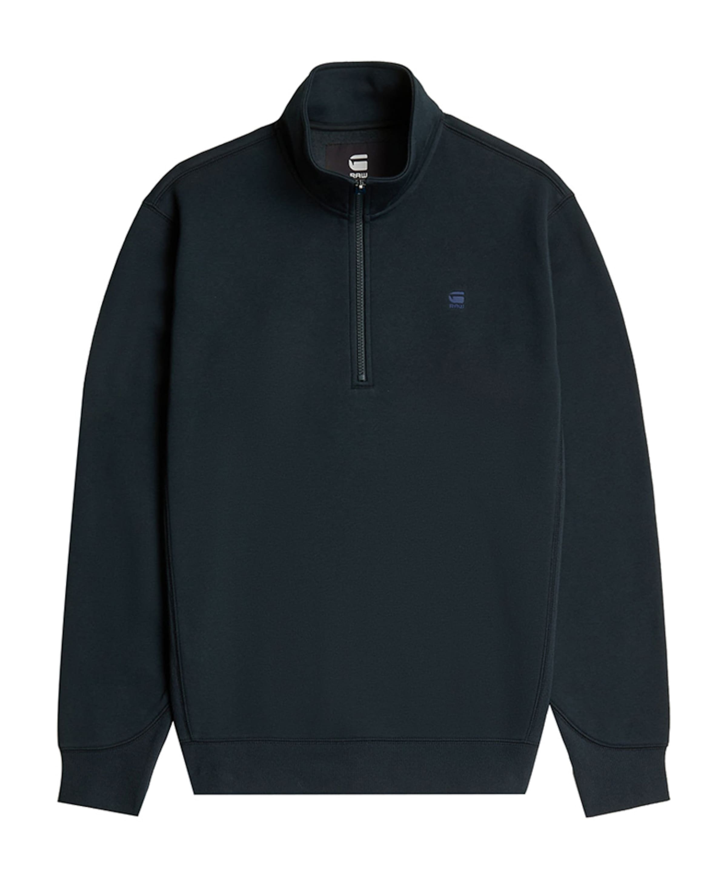 Sweater met rits blauw