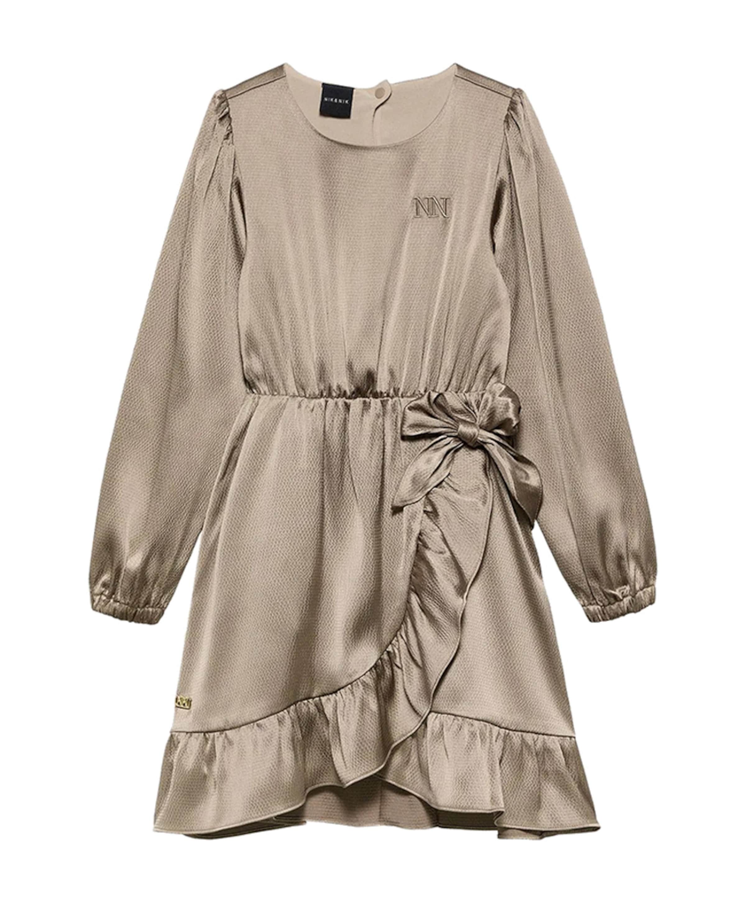 Meisjes jurk beige
