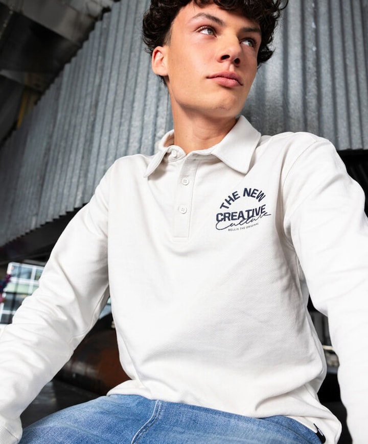 Jongens sweater grijs