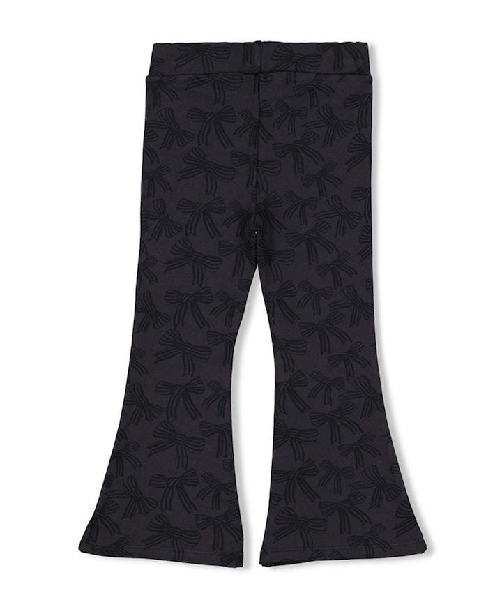 Queen of hearts meisjes broek grijs