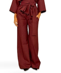 Honey Sof dames broek bordeaux