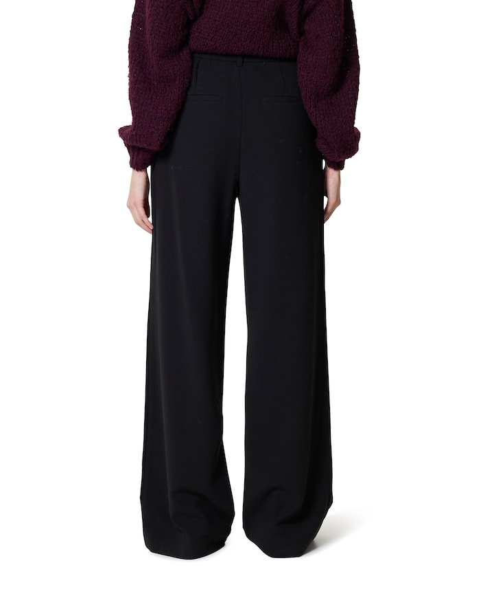 MSCHMacy Michelle HW Wide LONG dames broek zwart