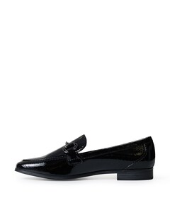 Women Slip-on dames loafers zwart