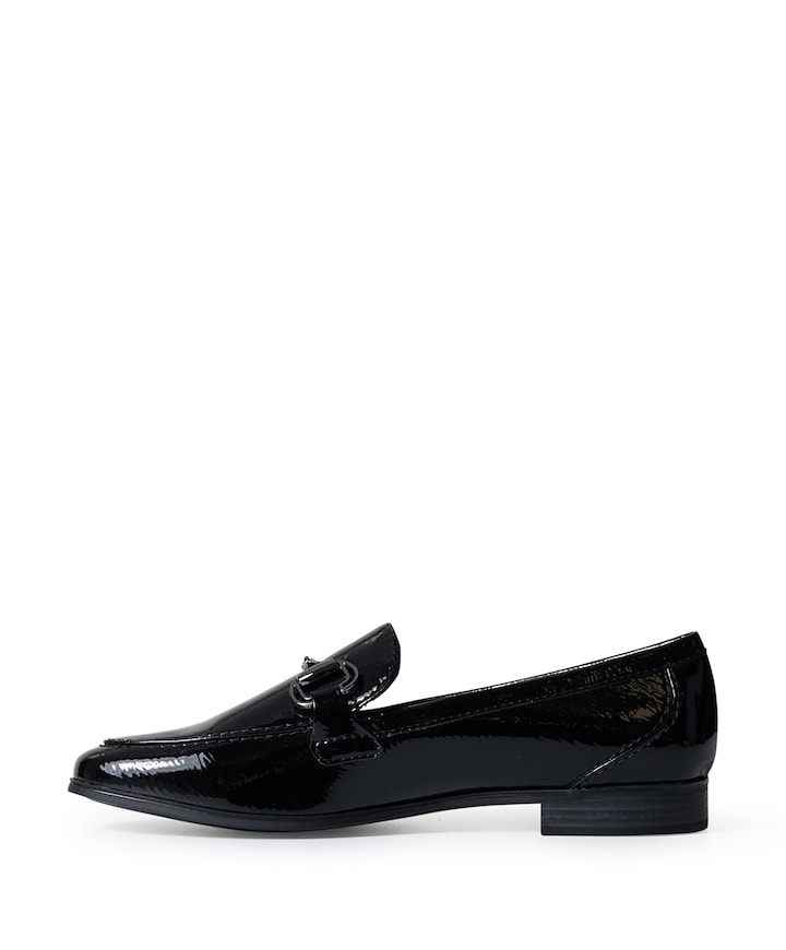 Women Slip-on dames loafers zwart