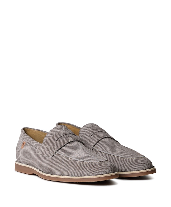 heren instappers beige