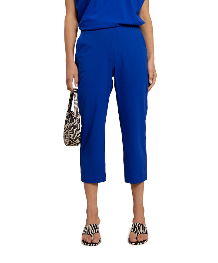 Anne dames capri broek blauw
