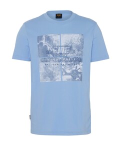 Heren T-shirt blauw