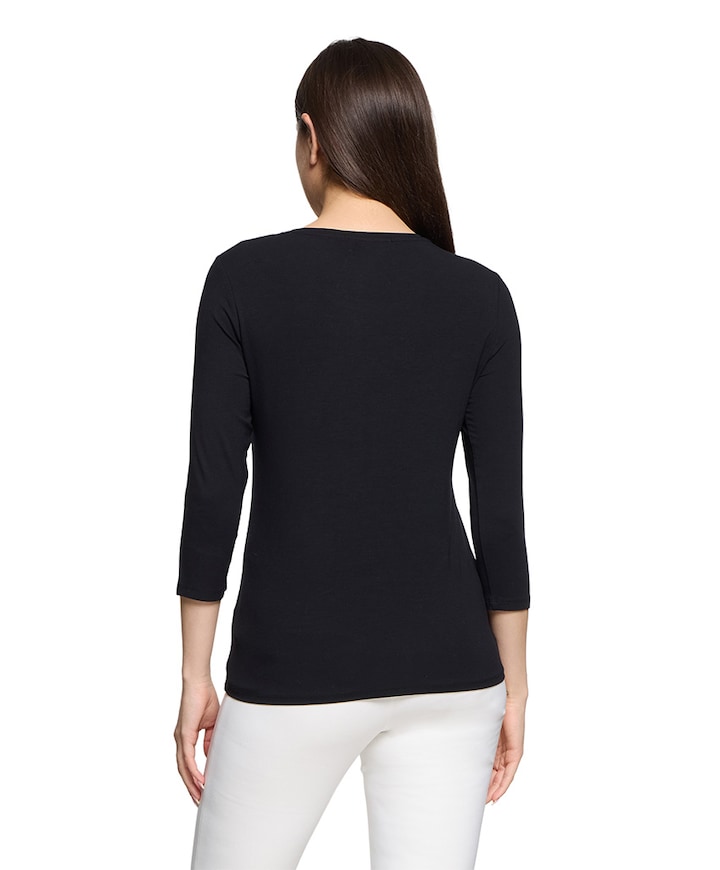 Dames longsleeve zwart