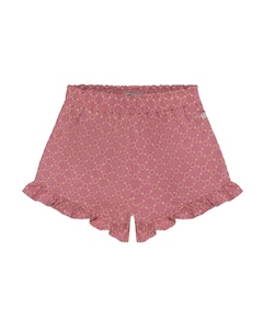 Ruffle Shorts Broderie meisjes korte broek roze