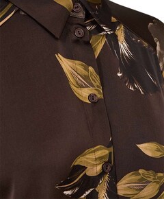 Dames blouse bruin