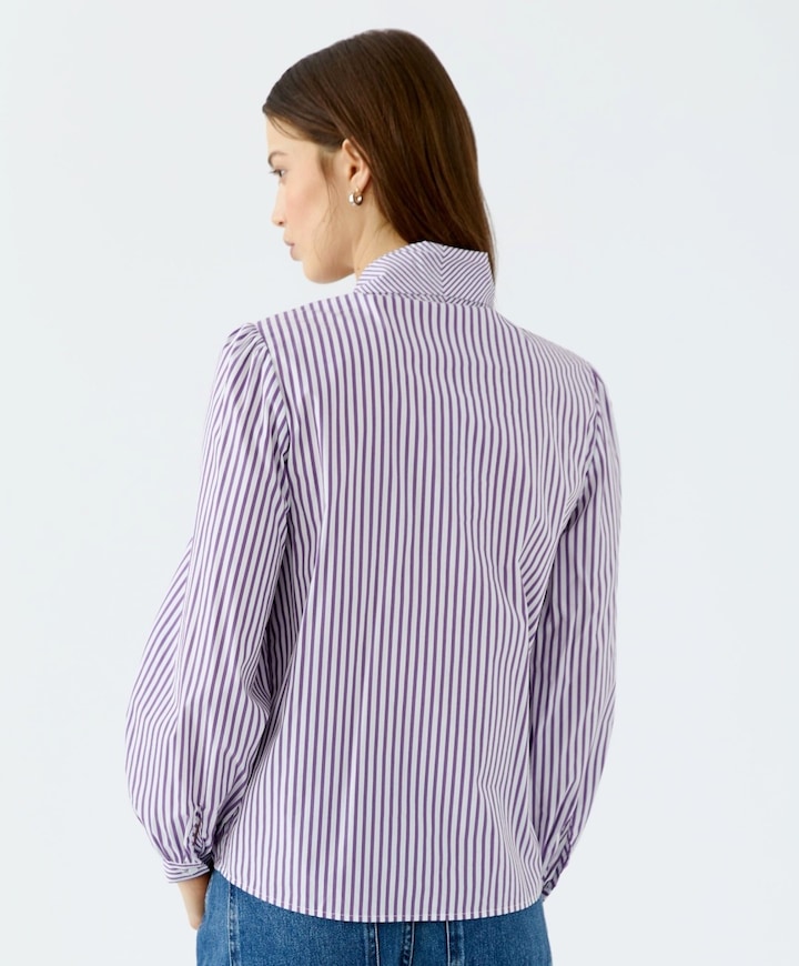 Dames blouse paars