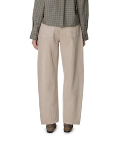 Brave barrel leg dames jeans beige