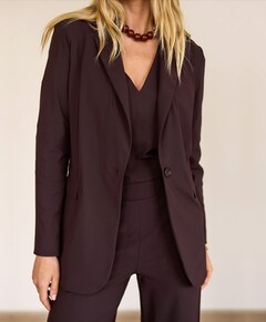 Dames blazer bruin