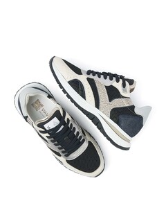 Usher Elliot dames sneakers zwart