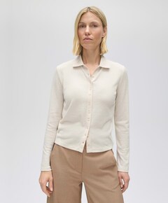 Dames polo ecru