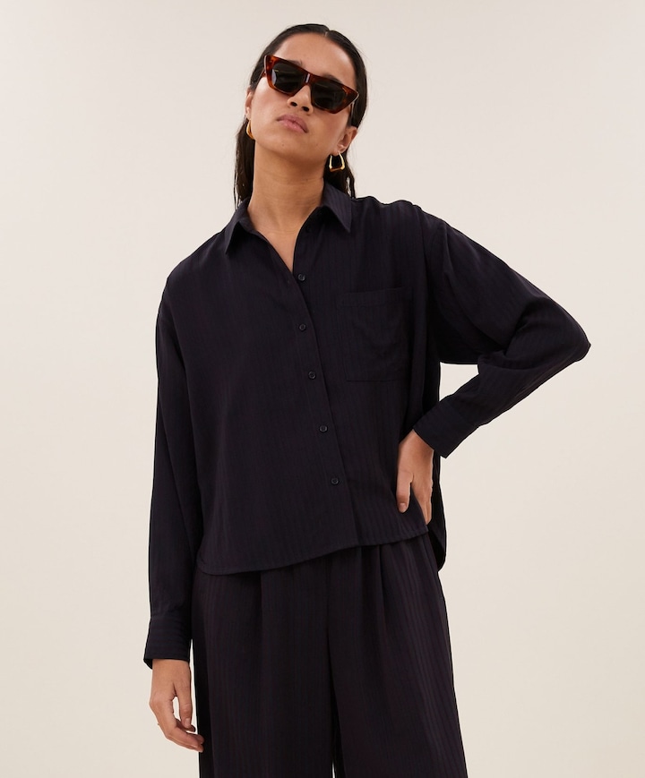 Dames blouse bordeaux