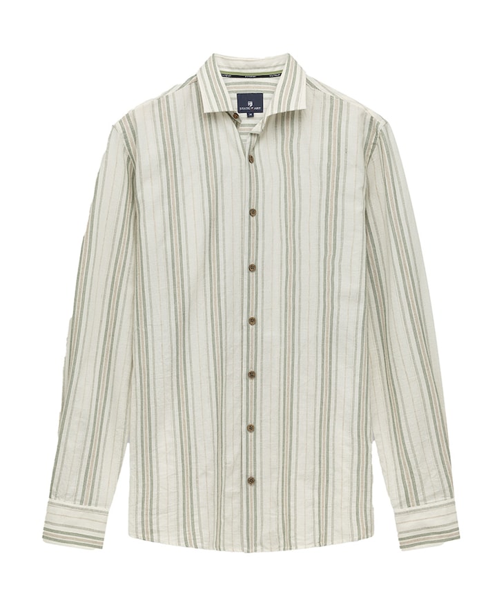 Heren overshirt blauw