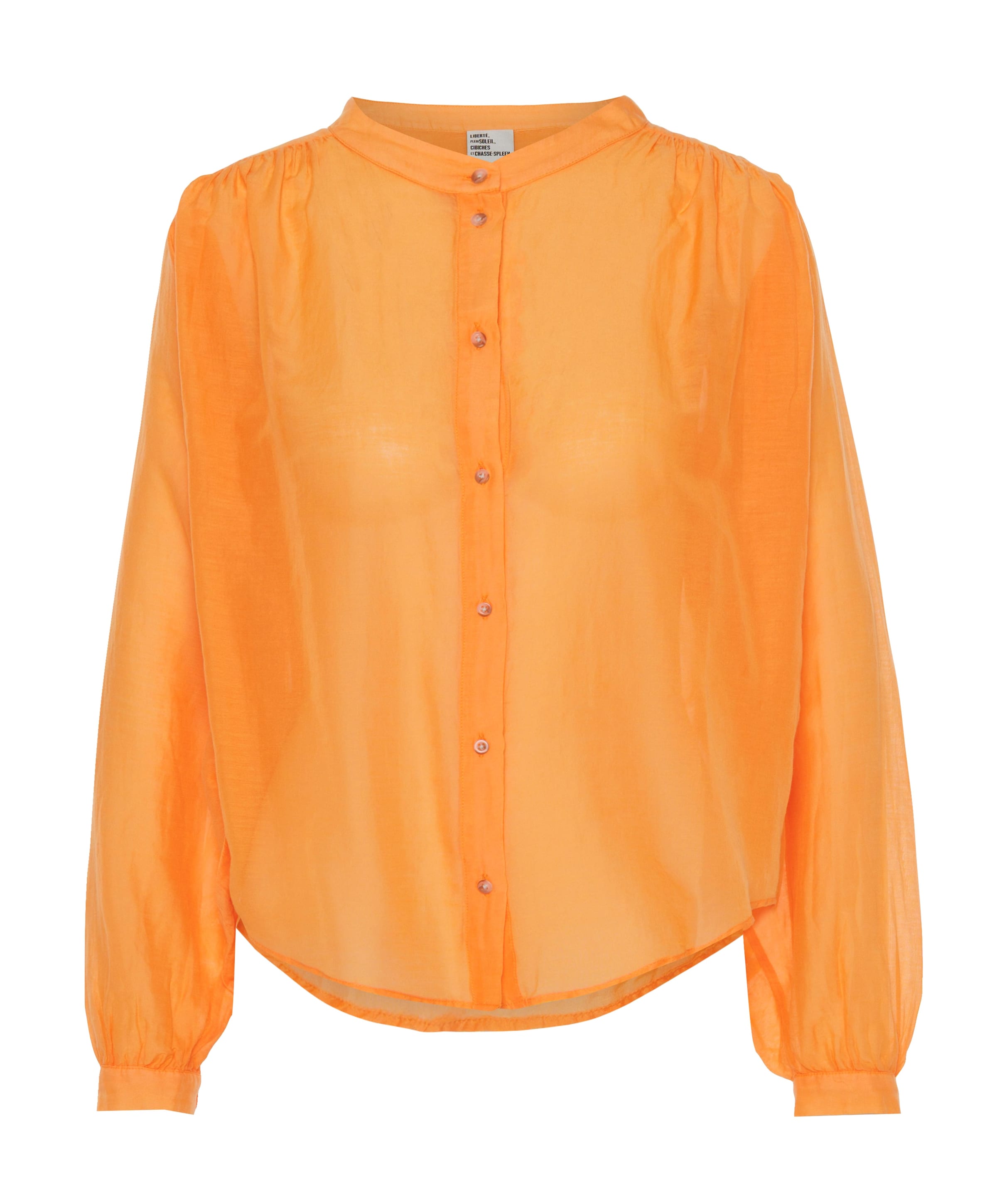 Dames blouse oranje