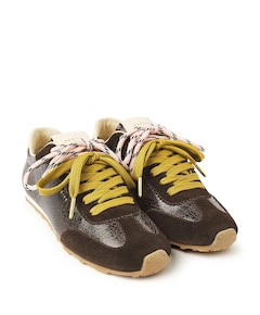 Billy Lou dames sneakers bruin