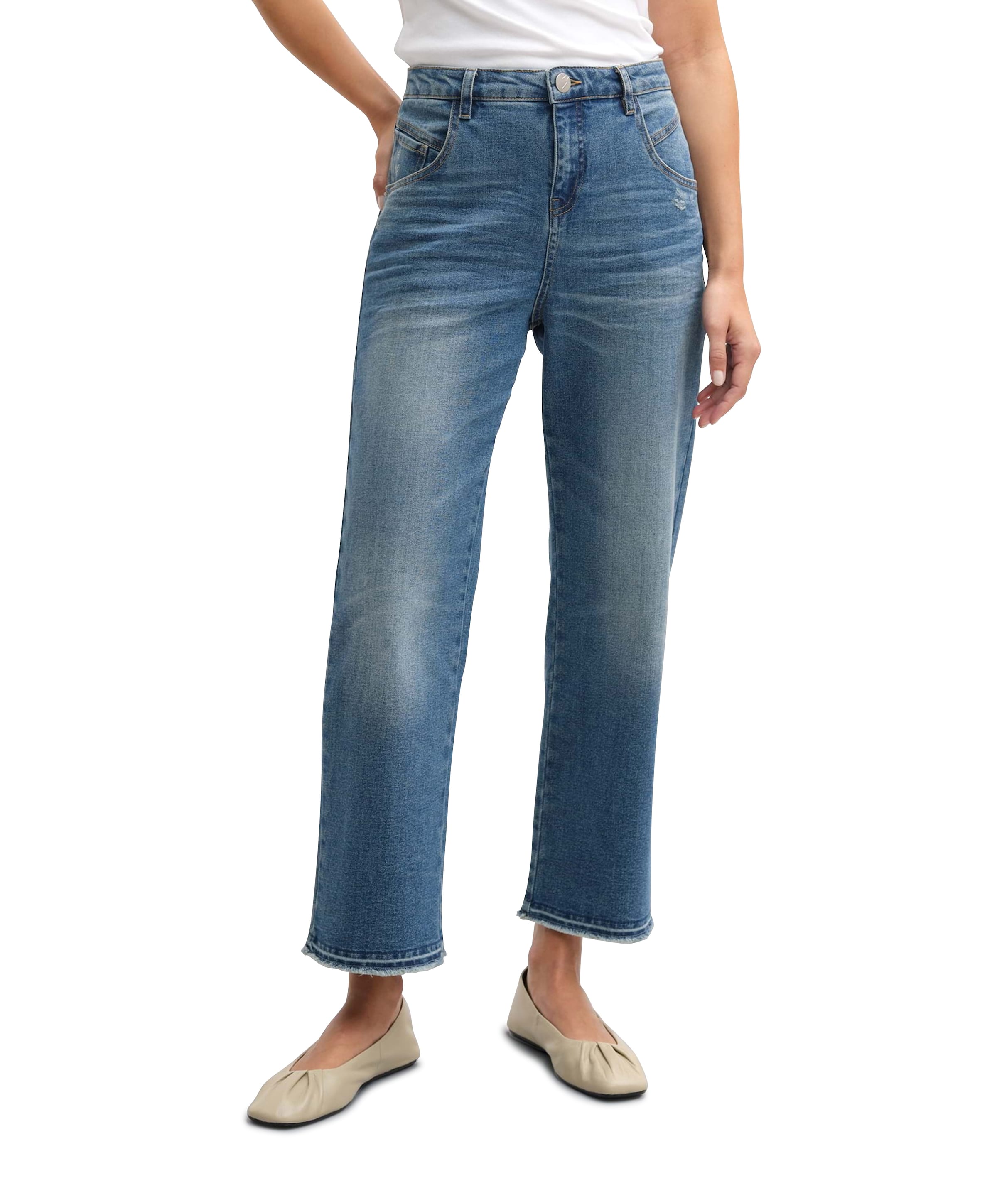 Lani twist dames jeans blauw