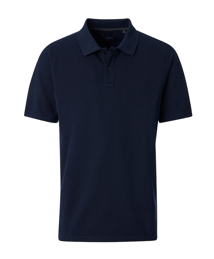 Heren polo blauw