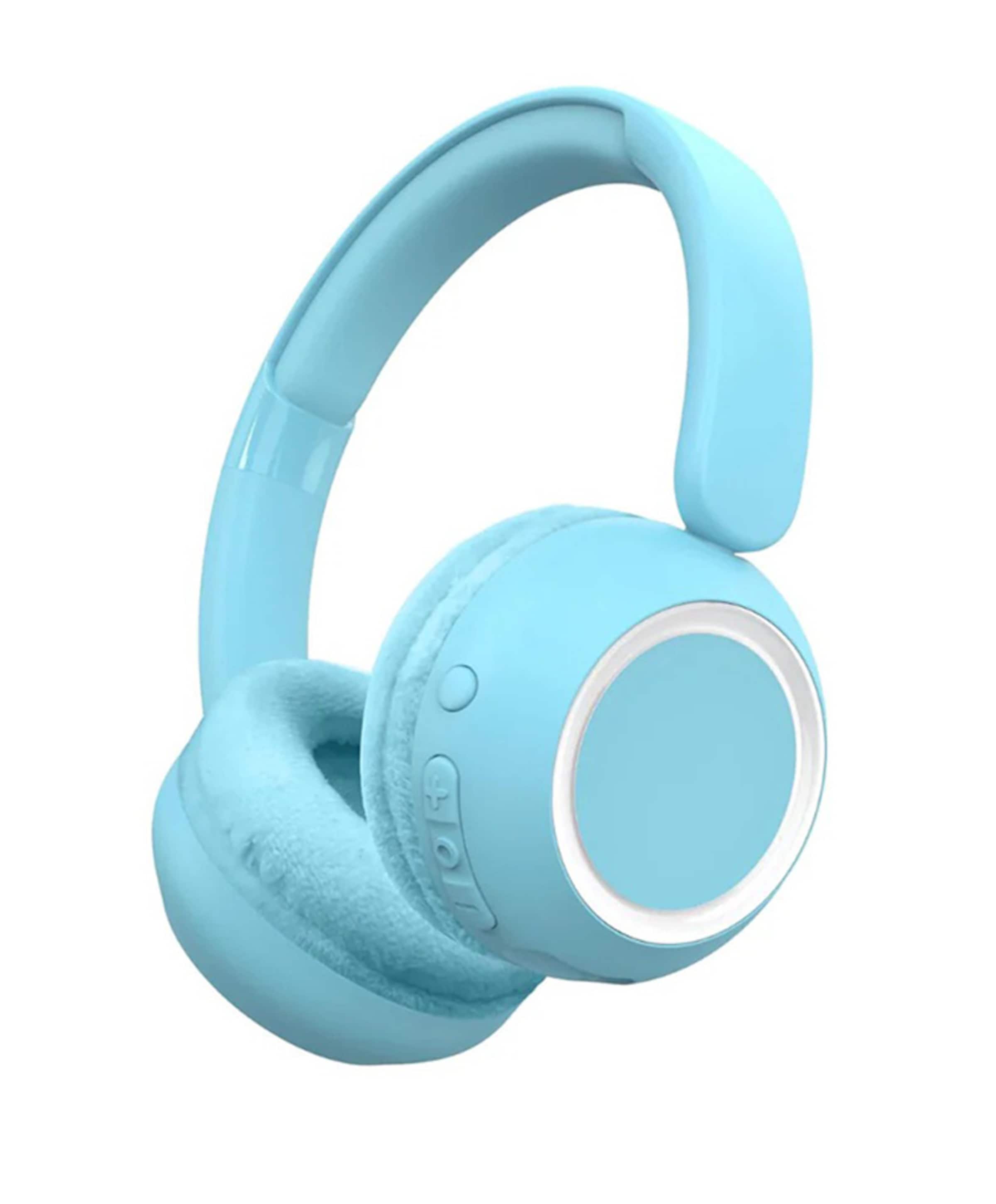 Wireless headphones blauw