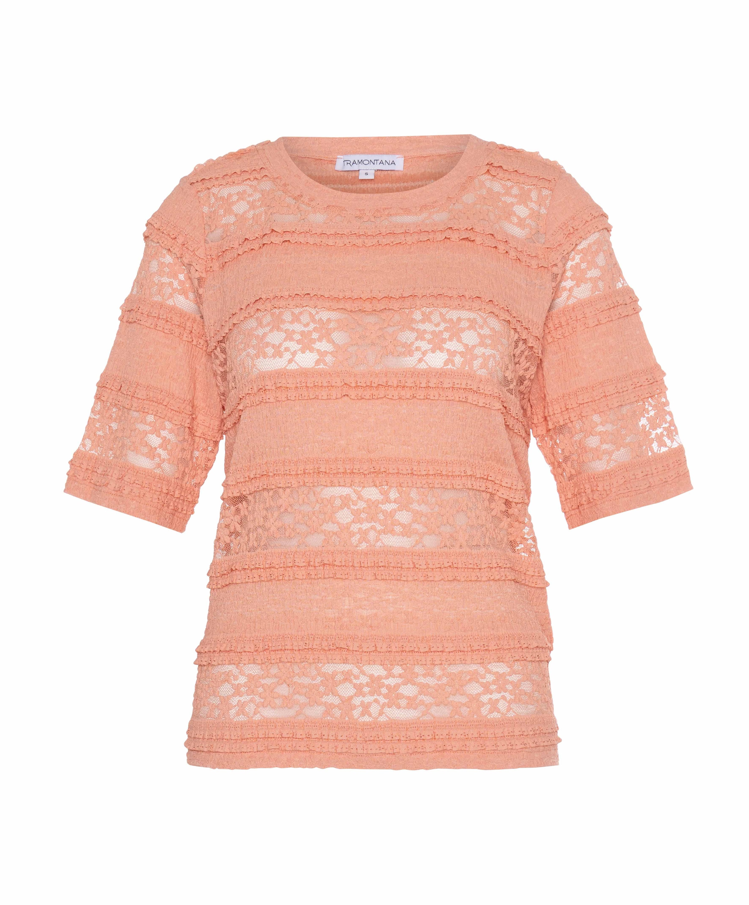 Dames T-shirt oranje