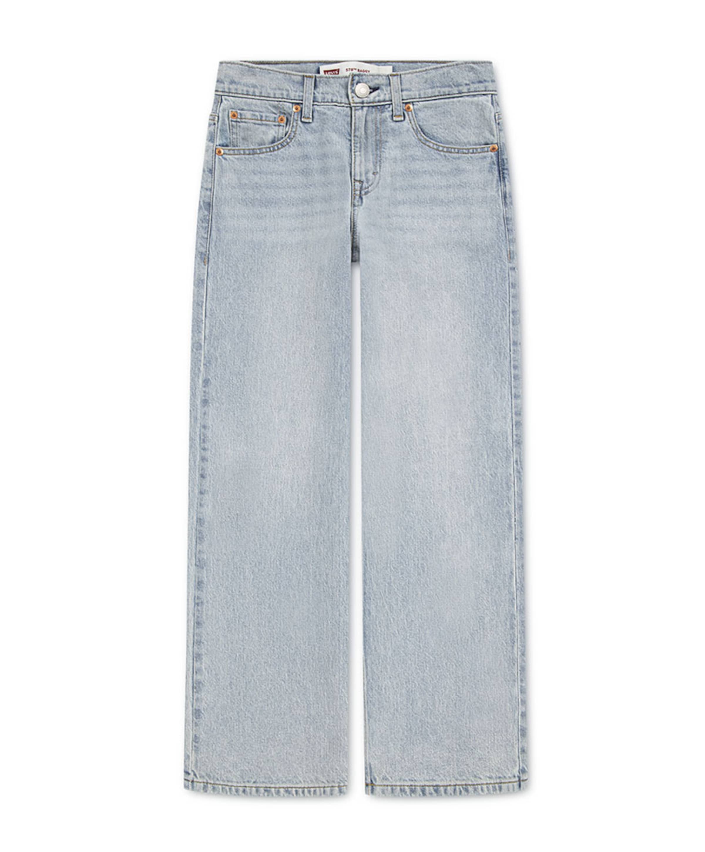 LVB 578 Baggy meisjes jeans blauw