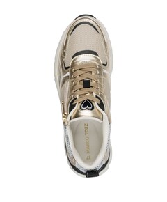 Women Lace-up dames sneakers goud