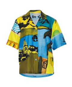 Dames blouse multicolor