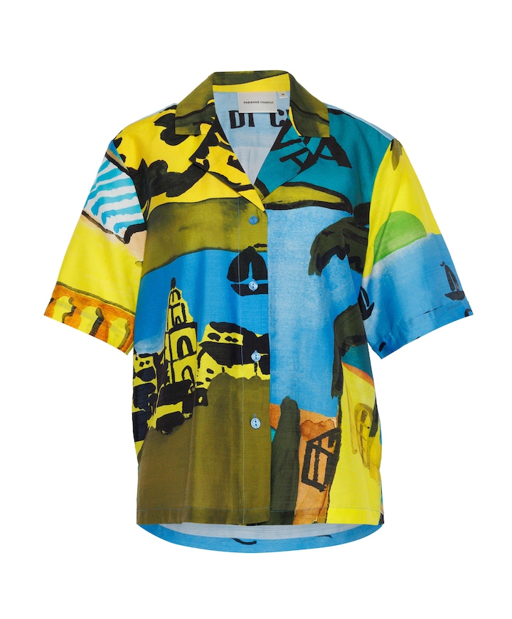 Dames blouse multicolor