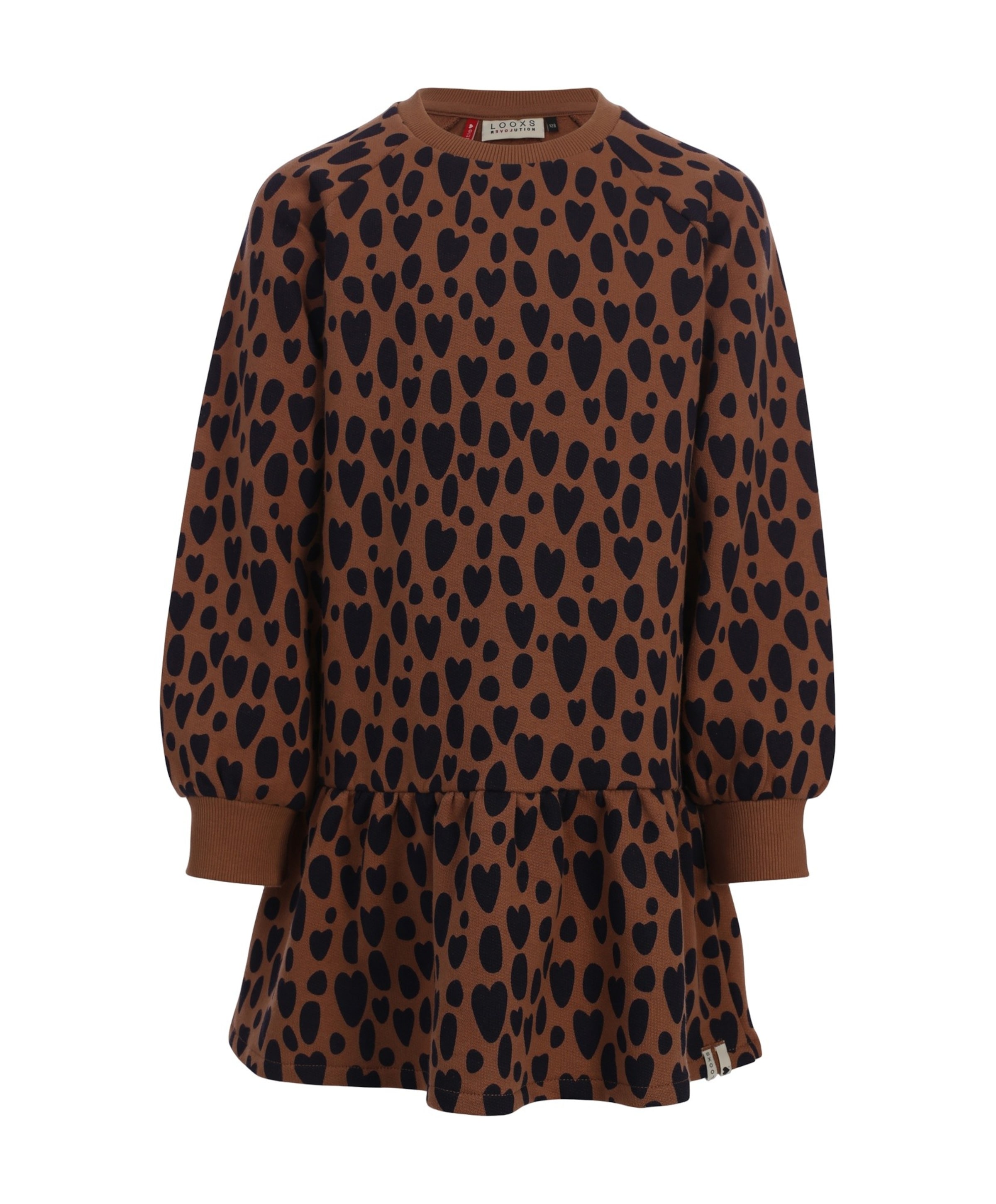 Meisjes jurk bruin