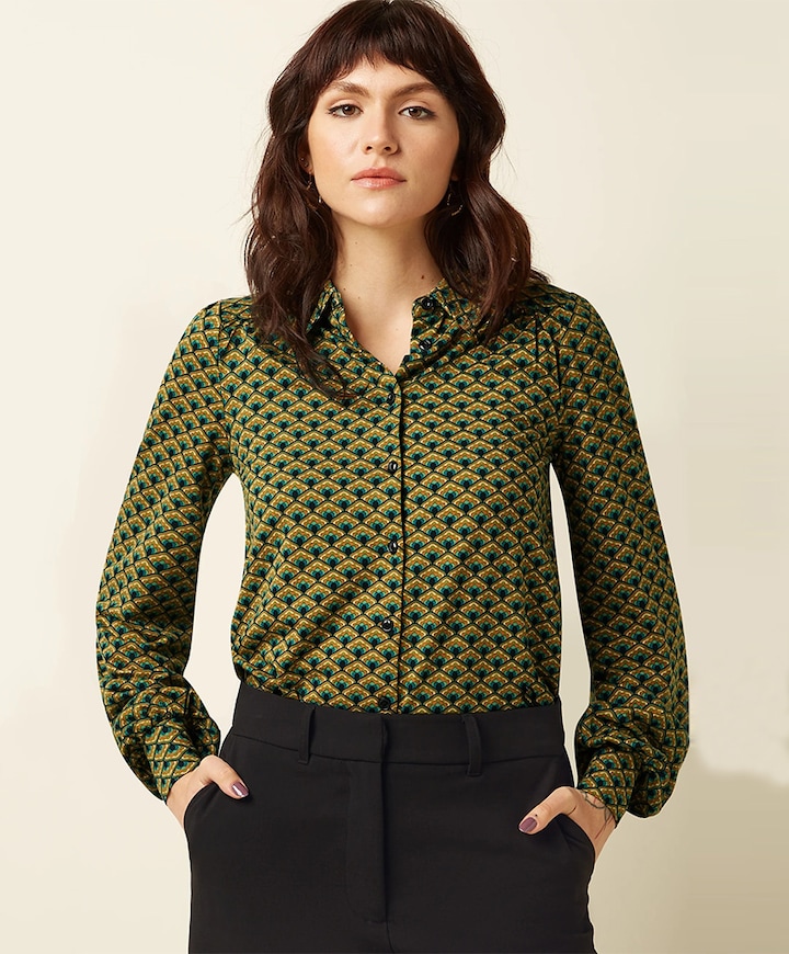 Blouse groen