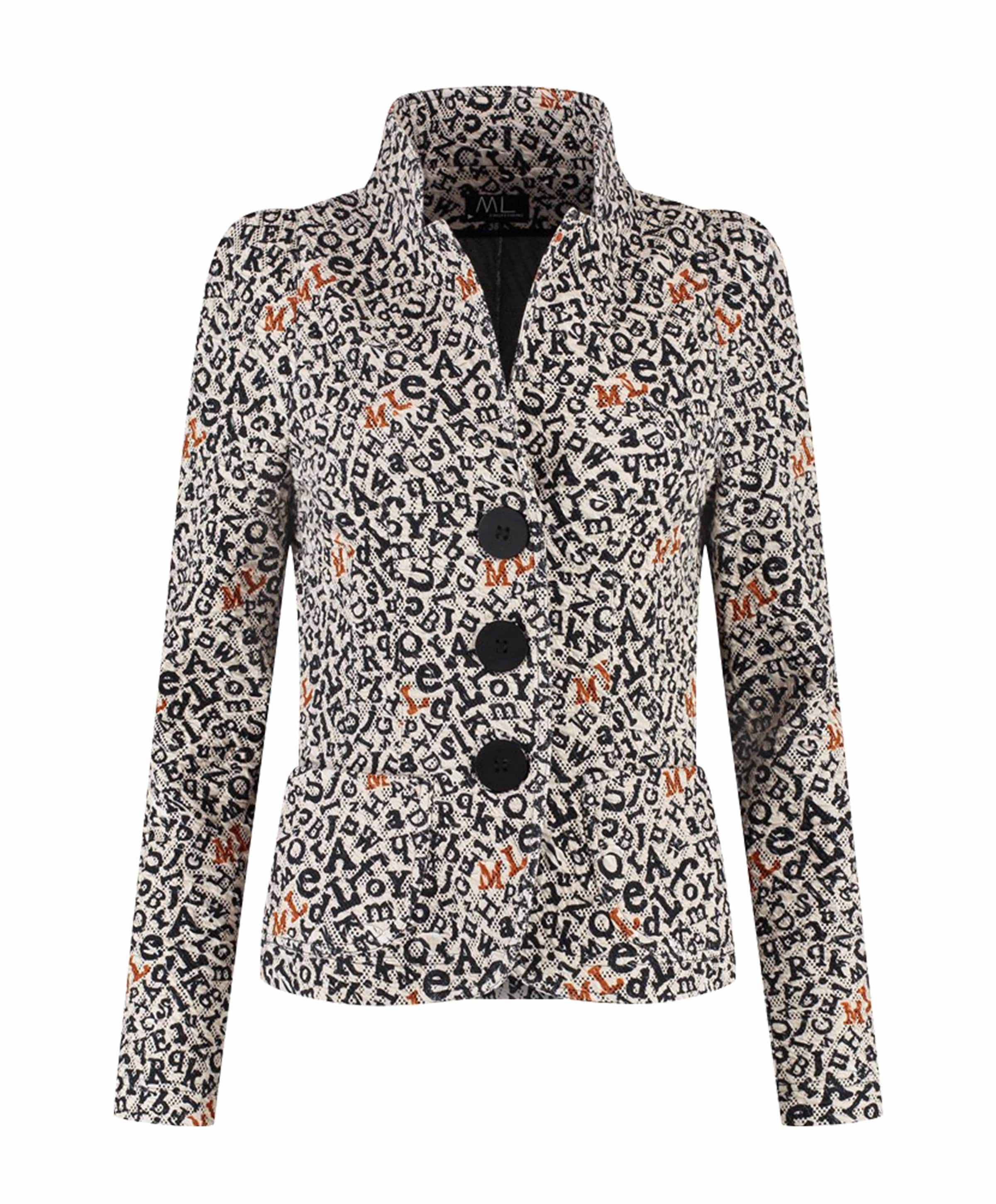 Dames jas multicolor