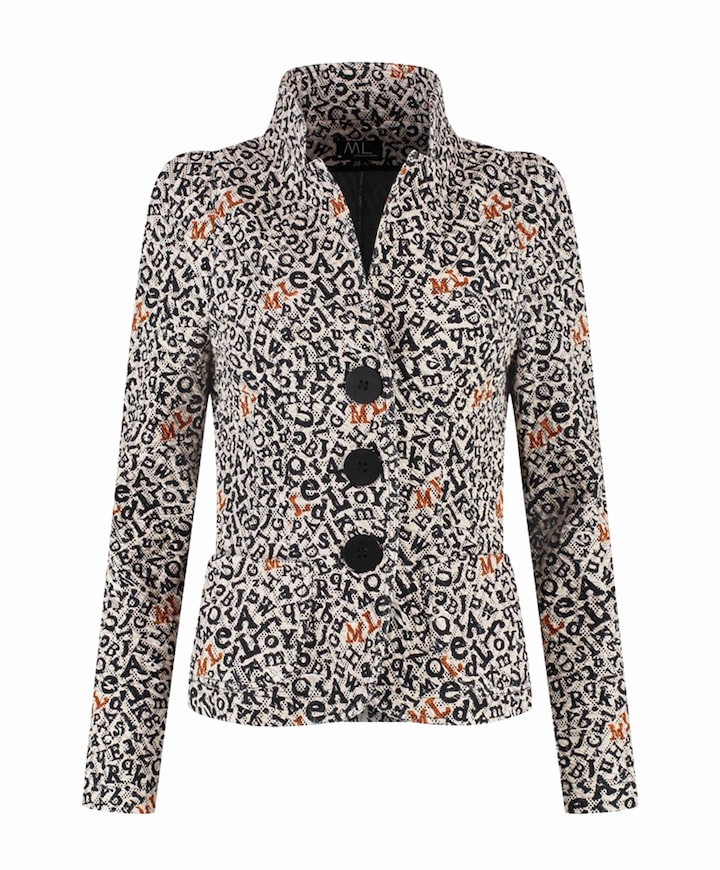 Dames jas multicolor