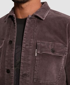 Heren overshirt paars