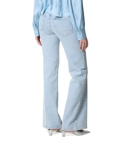 Bella pockets Flared dames jeans blauw