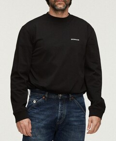 Heren longsleeve zwart